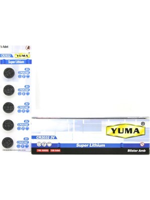 Al-Kar Ticaret Ym-9 CR-2032 Para Pil Lityum 3V 5li Kart