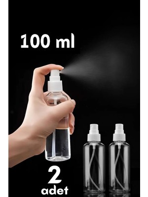 Al-Kar Ticaret Püskürtücü Boş Sprey Şişe 100 ml 2 Adet