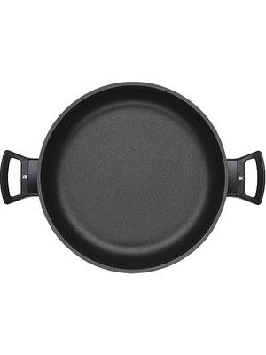 Büyük Pazar Store Servis Tavası Ø 24 cm Permadur Alev Excellent Plastik Sap ile Alüminyum Permadur Indüksiyonlu Ocaklarda Kullanılabilir Elde Yıkama