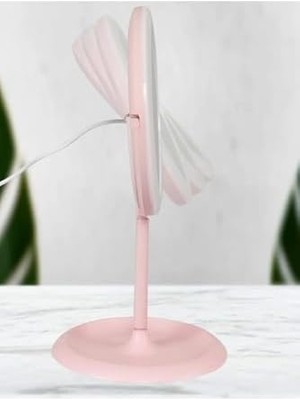 Büyük Pazar Store Beyaz Dokunmatik LED Işıklı USB Li Yuvarlak Masa Üstü Makyaj Aynası Makyaj Aynası Ledli