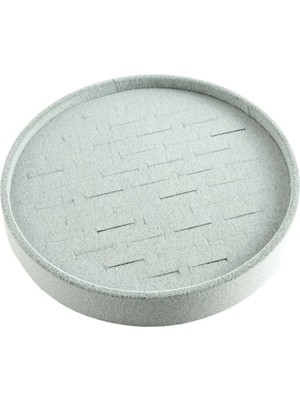 Empressco Yuvarlak Ahşap Anfora Kumaş Yüzüklük 20 cm