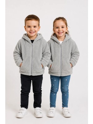 Sweet's Collection Unisex Genç Çocuk Welsoft Peluş Ceket