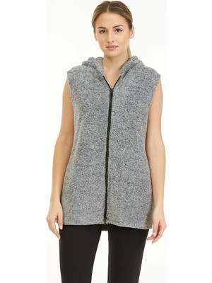 Sweet's Collection Yelek Uzun Tunik Welsoft Peluş Kadın