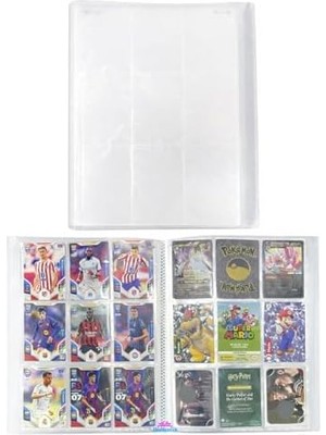 Panini 540 Kartlık Koleksiyon Albümü – Şeffaf Kart Dosyası –koleksiyon Oyun Kartı Albümü