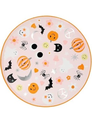 - Groovy Halloween Icon Dinner Plates - Cadılar Bayramı Karakterli Tabaklar (L) (8'li)