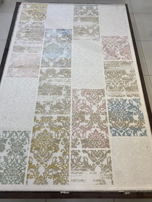 Tuna Halı Saray Defne Halı 12795 Beyaz 150 x 230 Ölçülerinde 3,5 M2 Salon Halısı