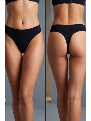 Wiforte Venyo Model Fitilli Tanga Slip Kadın Külot Iz Belli Etmez Dikişsiz Günlük Rahat Kullanım
