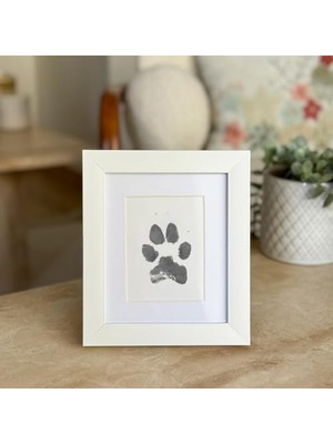 Hype Store Tekli Evcil Hayvan Pati Izi ve Fotoğraf Çerçevesi - Kedi Köpek ve Kuş ile Uyumlu - Sadece Çerçeve