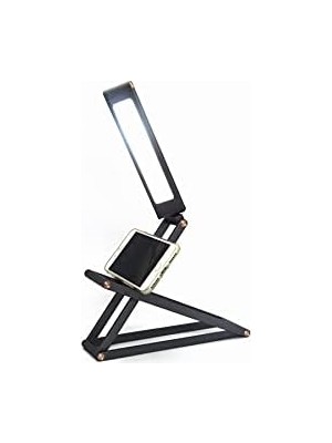 Hype Store Foldie Katlanabilir LED Masa Lambası (Siyah)
