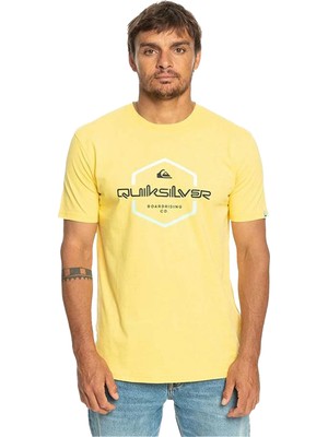 Quiksilver Passthepride Erkek Sarı Tişört