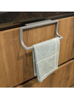 Hype Store Towel Hanger Dolap Kapağına Asılabilen Havluluk, Havlu Askısı Grı
