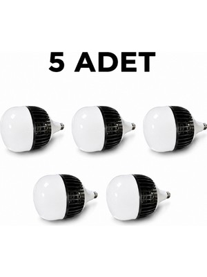 Uzman Dörtler - Ledx 150W Torch Ampul 6500K Beyaz (Alüminyum Soğutuculu) 5 Adet