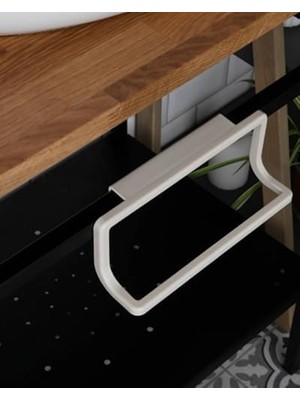 Towel Hanger Dolap Kapağına Asılabilen Havluluk, Havlu Askısı Beyaz