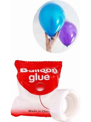 Mielibon 1 Paket Şeffaf Çift Taraflı Balon Yapıştırma Bandı Parti Süsleme Sabitleme Aparatı