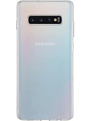 TeOra Store Galaxy S10 Plus Uyumlu ile Uyumlu Kapak 1mm Şeffaf Silikon Kılıf