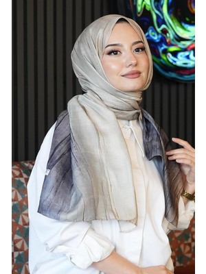 TeOra Store Degrade Füme Soft Pamuk Şal