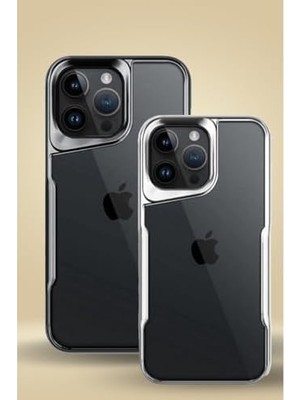 TeOra Store iPhone 15 Pro Max Kılıf Boyi Silikon Kapak Telefon Kılıfı (Titanyum Gri)