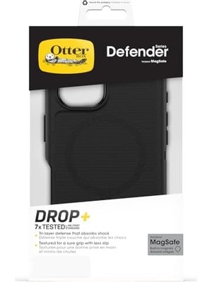 TeOra Store Defender Serisi Magsafe Kılıf iPhone 16 Plus Uyumlu Darbeye ve Düşmeye Karşı Koruyucu Kılıf, Siyah