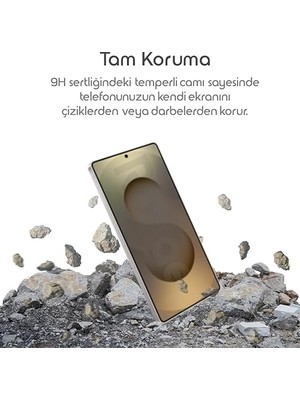 TeOra Store Galaxy S25 Ultra Için Kolay Kurulum Ekran Koruyucu Otomatik Toz Toplayan Hava Kabarcığı Bırakmayan Dokunmatiği ve Görüntü Kalitesini Etkilemeyen Ekranı Tam Kaplayan Cam Koruyucu