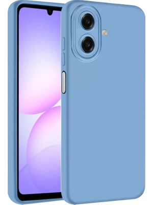 Samsung Galaxy A07 4g First Silikon - Mavi