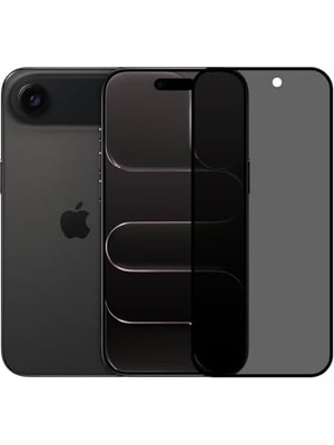 TeOra Store Tam Kaplayan Hayalet Parmak Izi Bırakmayan Safir Ekran Koruyucu Cam, iPhone 17 Air Ile Uyumlu