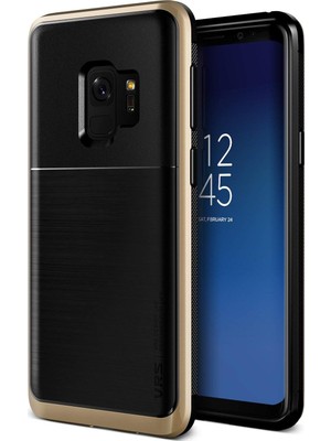 TeOra Store VRS91535 Galaxy S9 High Pro Shield Kılıf, Arka Kapak Shine Gold