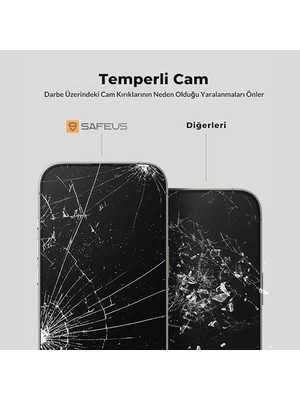 TeOra Store Tam Kaplayan Parmak Izi Bırakmayan Safir Ekran Koruyucu Cam, iPhone 16 Pro Max Ile Uyumlu