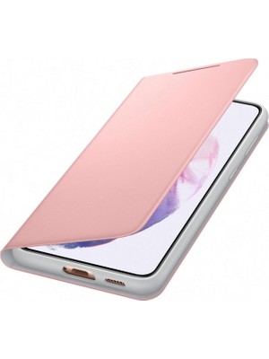 TeOra Store Galaxy S21+ Akıllı LED View Kılıf - Pembe