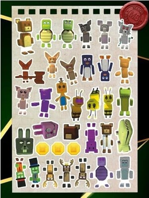 TeOra Store Super Bear Adventure Çocuk Sticker Seti 35 Adet | Renkli & Eğlenceli | Suya Dayanıklı