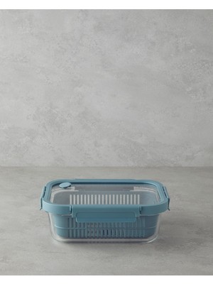 TeOra Store Moneta Saklama Kabı 1520 ml Mavi
