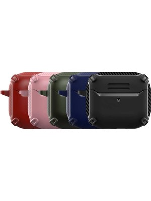 TeOra Store Airpods Pro/pro 2 ve 3.nesil Uyumlu Kulaklık Kılıfı - Dayanıklı Fundamental Toz ve Kirden Koruyan Kılıf (Lacivert, Airpods 3.nesil)