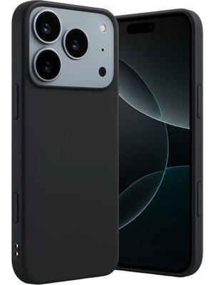 Apple iPhone 17 Pro Max First Silikon - Siyah