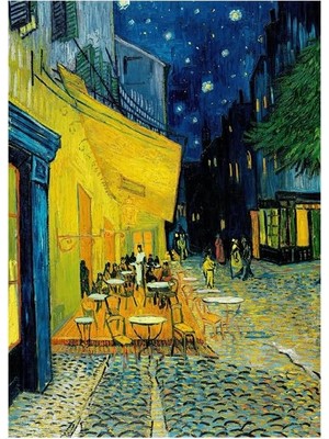 Yake Store 1000 Parça Puzzle - Café Terrace At Nıght (Kafe Terasta Gece)