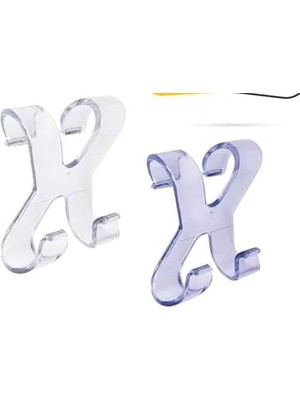 Yavuz Group Store 2 Adet Titiz Plastik Havlupan Askısı Hang It, Şeffaf, 85MM x 90MM, Banyo Radyatörü Için Pratik Havlu Tutucu