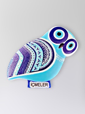 Mundy Polyester Kabartmalı Içmeler Temalı Magnet 5,5 x 9 cm  Dekoratif Hediyelik Buzdolabı Süsü  (KOD:1611)