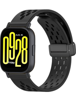 Wheat Grains Global Store Xiaomi ile Uyumlu Air Loop Kordon Redmi Watch 5 Active/lite/watch S4/watch 2/2PRO/S3/S1/S1PRO Için Manyetik Kilit Tokalı Nefes Alan Delikli Doku Redmi Watch 5 Active/lite Kordonu