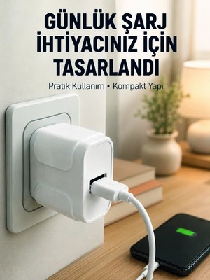 Armüz Akıllı Güvenlik Korumalı USB Şarj Başlığı 12W Güç Çıkışı