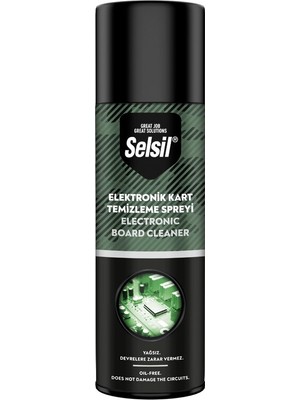 Selsil Elektronik Kart Temizleme Spreyi 500ML Yağsız - Devrelere Zarar Vermez