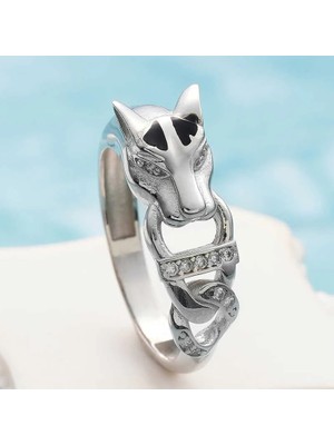 Inure Jewelry ​gümüş Kaplan Figürlü Kadın Yüzük