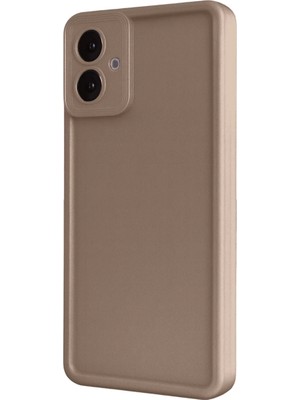 Samsung Galaxy A07 4g Viera Silikon - Kahverengi