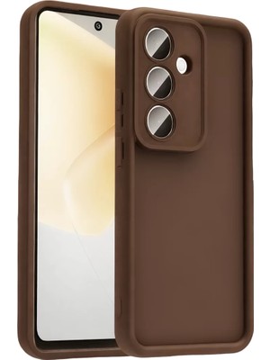 Samsung Galaxy A37 5g Viera Silikon - Kahverengi