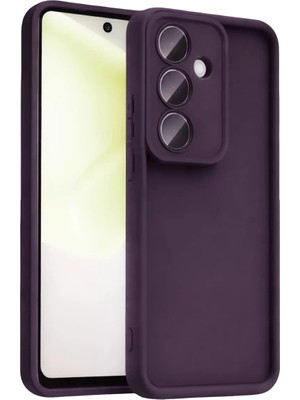 Samsung Galaxy A57 5g Viera Silikon - Mürdüm