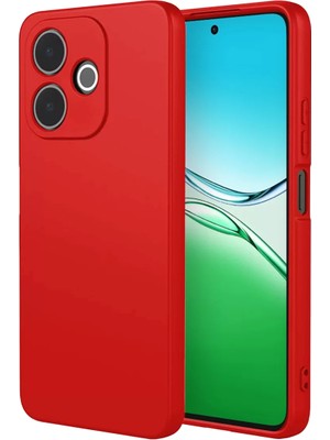 Oppo A5 Pro 4g First Silikon - Kırmızı