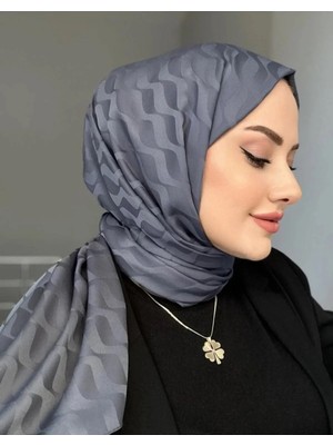 Alluring Su Yolu Desen Ipeksi Jakarli Şal