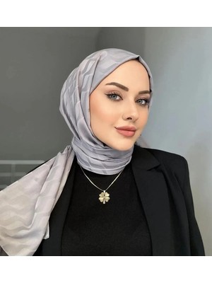Alluring Su Yolu Desen Ipeksi Jakarli Şal