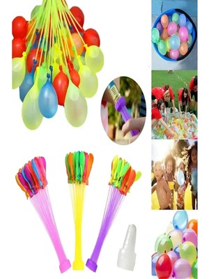 Mucit Home 111 Adet Su Balonu ve Su Balon Sihirbazı Doldurma Aparatı