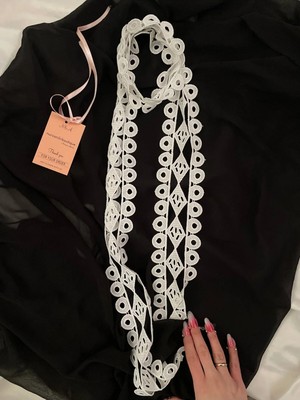 Nurcanilirboutique Zarif Beyaz Fular