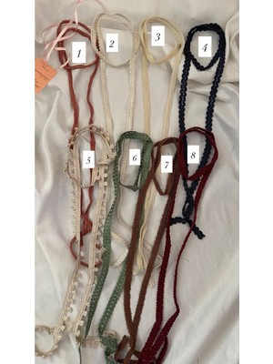 Nurcanilirboutique Fularlar&bel Kuşakları (Lütfen Istediğiniz Numarayı Belirtiniz 1 Adet Fiyatı)