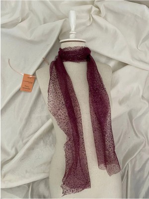 Nurcanilirboutique Sim Detaylı Boyun Fular& Saç Bandanası & Çanta Aksesuar