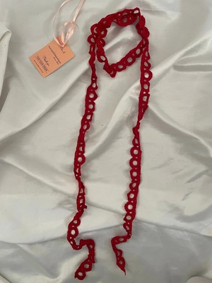 Nurcanilirboutique Kırmızı Zarif Fular